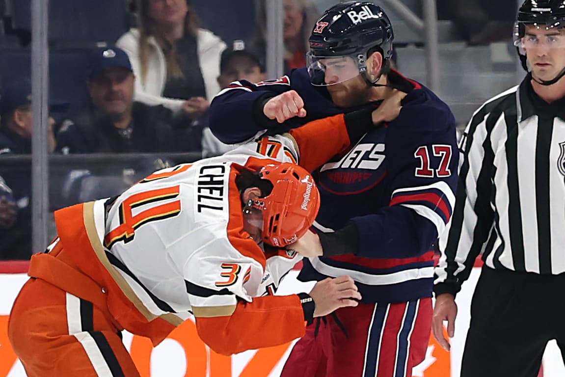 Jets Throttled 5-1 by Anaheim, Hangover from the BIG Colorado WIN, Perhaps?