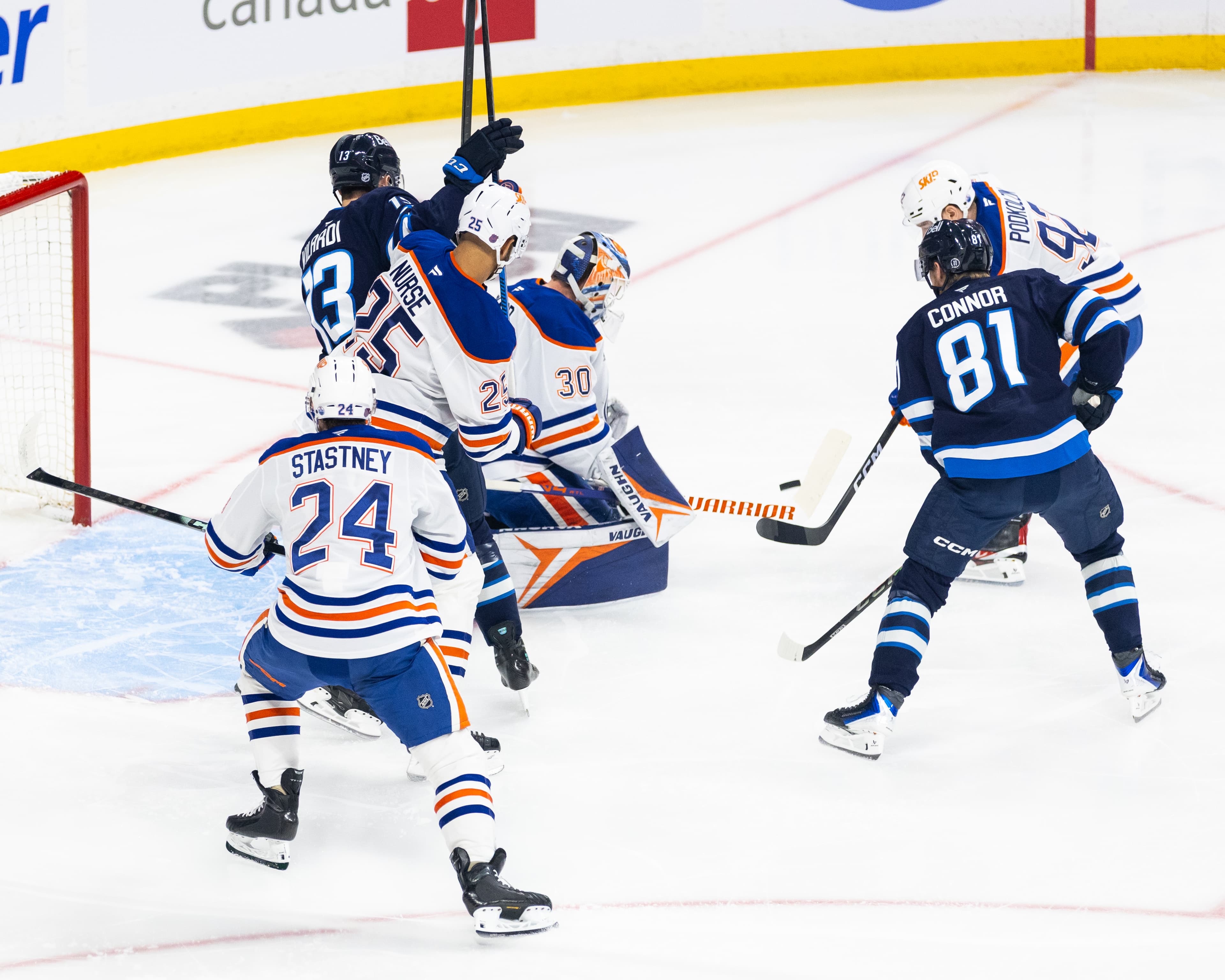 Former Winnipegger Calvin Pickard shuts down the Jets as Edmonton Escapes with 3-1 Win